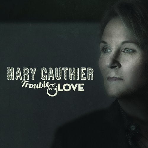 "Album cover with a black-and-white portrait of a woman and text."