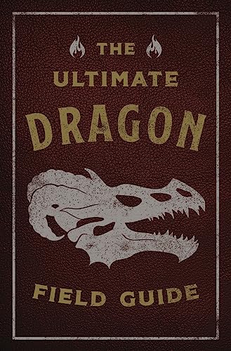 Dark brown book cover with “The Ultimate Dragon Field Guide” and a skull.
