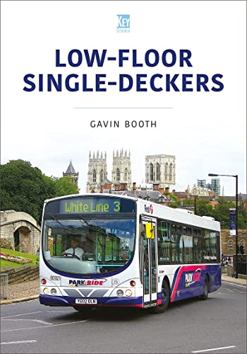 Book cover featuring a white and purple single-decker bus with a cathedral in background.