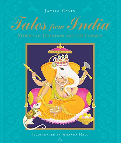Book cover: "Tales From India" featuring the deity Ganesha with a mouse.