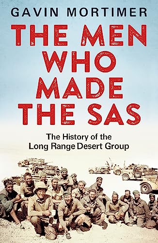 Book cover: “The Men Who Made the SAS” with soldiers in desert terrain.