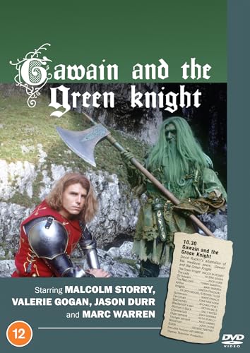 DVD cover for “Gawain and the Green Knight” featuring two costumed actors.