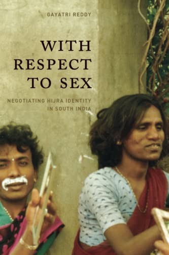 Book cover featuring two South Indian individuals, text: "With Respect to Sex.