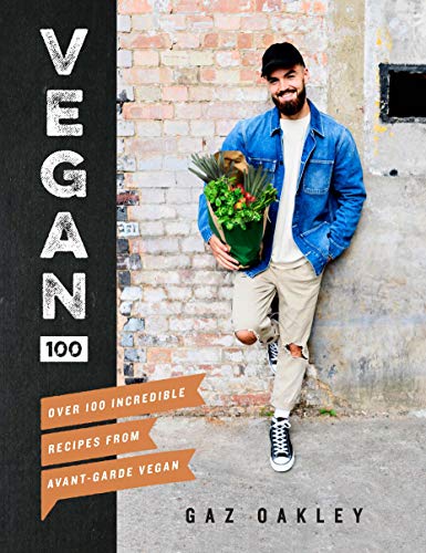 Book cover featuring Gaz Oakley holding a bag of fresh vegetables against a wall.