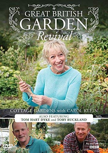 DVD cover for Great British Garden Revival featuring Carol Klein in a garden setting.