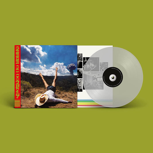 CD and vinyl record with cover art of a person in a field.