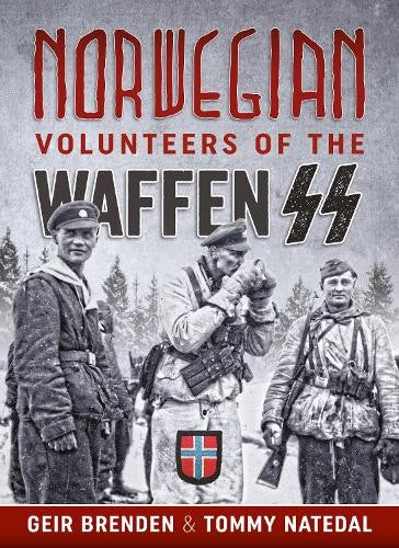 Book cover depicting Norwegian Waffen SS volunteers in winter uniforms.