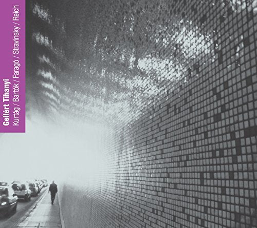 CD cover: abstract tunnel scene with a lone figure, text details composers.