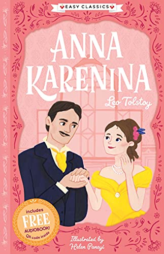 Book cover illustration of a man and woman in formal attire on pink background.