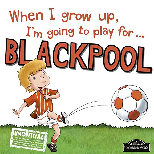Book cover: boy kicking a soccer ball with "Blackpool" text.