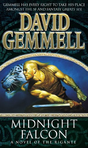 Book cover: warrior with sword, facing a blue tiger in a circle.