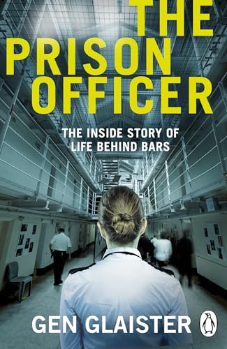 Book cover showing a prison officer from behind in a prison corridor.