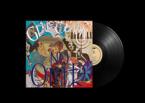 Gene Clark's "No Other" vinyl record with collage cover art.