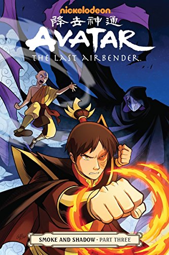 Avatar Aang and Zuko facing off with firebending, book cover.