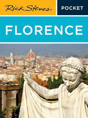 Rick Steves Florence travel guide cover with cityscape and sculpture.