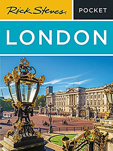 Rick Steves Pocket London guidebook with Buckingham Palace image.