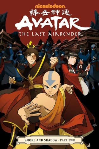 Avatar Aang and characters from "Avatar: The Last Airbender - Smoke and Shadow Part 2".
