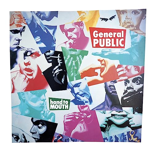 Collage of faces and hands with “General Public - Hand To Mouth” text.