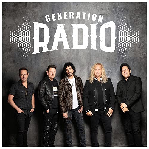 Album cover for Generation Radio featuring five men posing together.