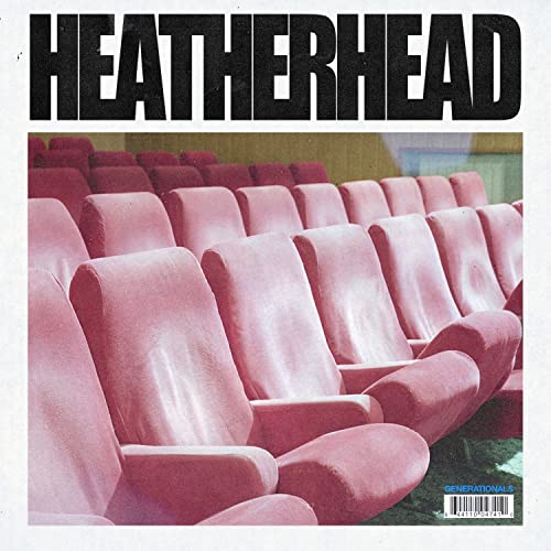 CD cover for Generationals’ “Heatherhead” featuring rows of pink theater seats.