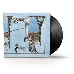 Genesis “Trespass” vinyl record with illustrated cover art.