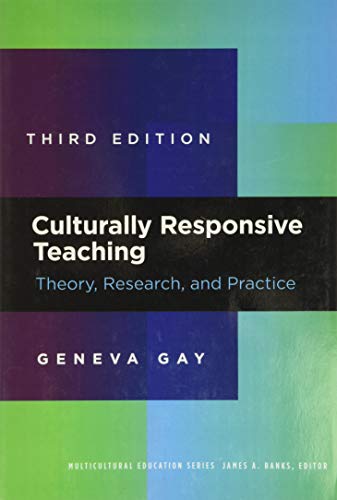 Book cover: "Culturally Responsive Teaching" third edition by Geneva Gay.