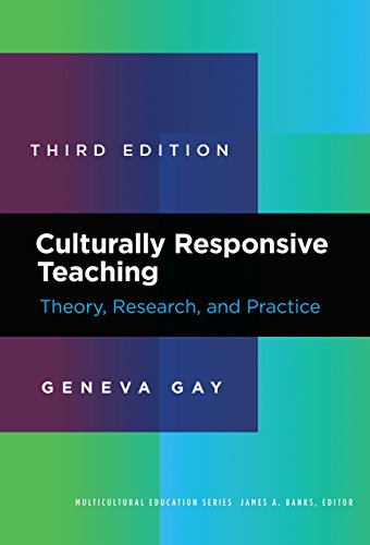 Book cover: "Culturally Responsive Teaching" third edition by Geneva Gay.