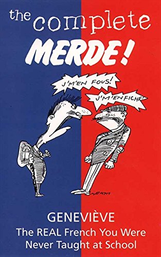 Book cover: "The Complete Merde!" with cartoon figures and red background.