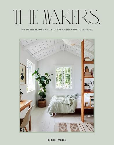 Book cover featuring a bright, airy bedroom with plants and wooden shelving.