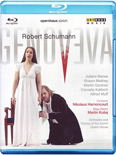 "Blu-ray case cover featuring a man and woman in 19th-century attire."