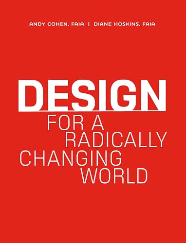 Red book cover with white text: “Design for a Radically Changing World.”