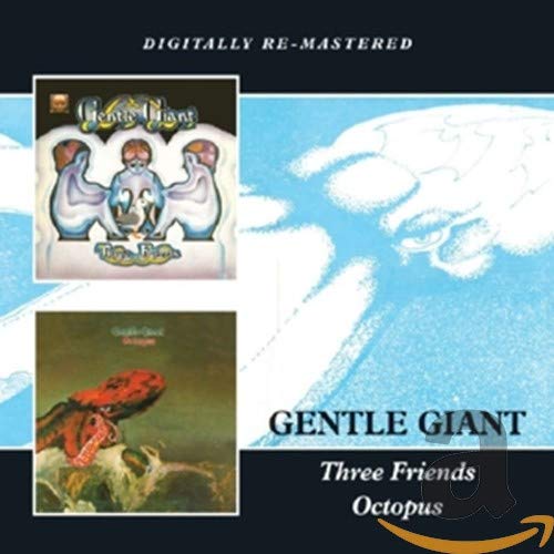 CD cover for Gentle Giant featuring the album art for Three Friends and Octopus.