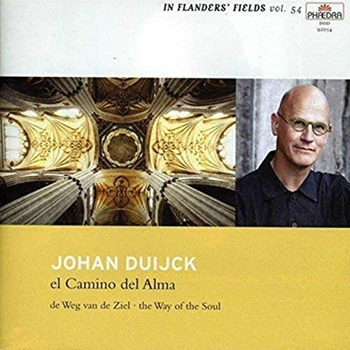 CD cover: architectural detail, portrait of Johan Duijck, and yellow text.
