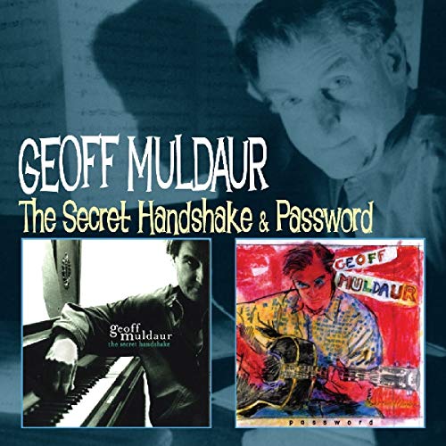 CD cover for Geoff Muldaur’s “The Secret Handshake & Password” with portrait.