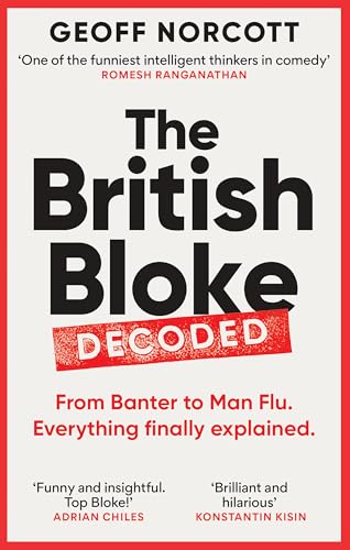 Red book cover with bold white text: "The British Bloke Decoded.