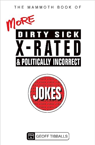 Book cover with bold, red and black text: "More Dirty, Sick, X-Rated Jokes.