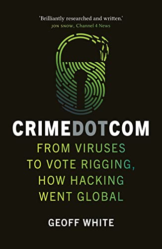 Book cover with a green fingerprint padlock icon and white text on black background.