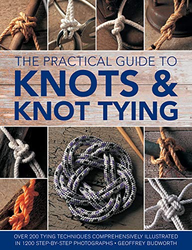 Book cover displaying various rope knots and tying techniques.