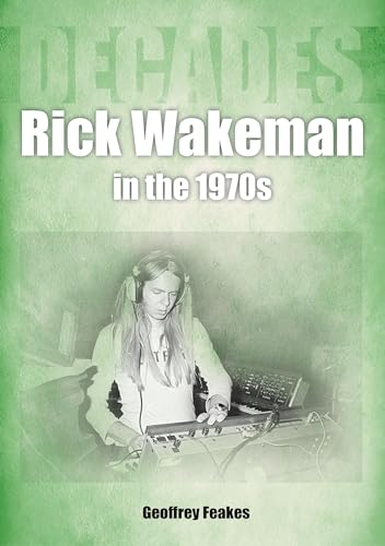 Book cover featuring Rick Wakeman at a keyboard with headphones.