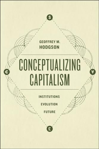 Book cover: “Conceptualizing Capitalism” with currency symbols and geometric design.