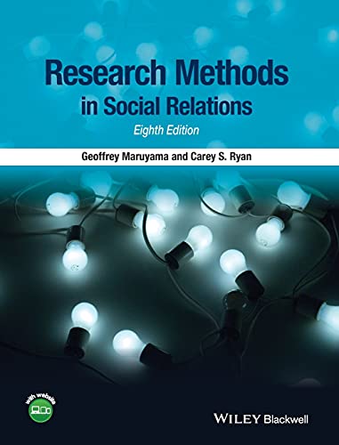 Book cover for Research Methods in Social Relations featuring glowing white light bulbs.