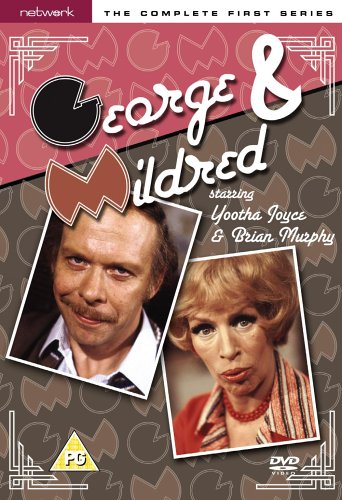 DVD cover for "George & Mildred" featuring Brian Murphy and Yootha Joyce.
