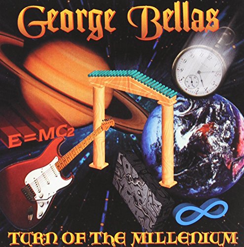 CD cover for George Bellas’ “Turn Of The Millennium” with space imagery.