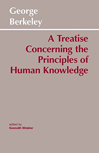 Book cover: "A Treatise Concerning the Principles of Human Knowledge" by Berkeley.