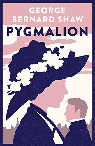 Book cover of “Pygmalion” by George Bernard Shaw, featuring a silhouetted couple.