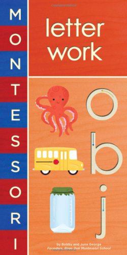 Book cover showing the title Letter Work with an octopus, school bus, and jar.