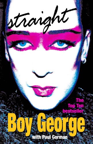 Book cover featuring a stylized, high-contrast portrait of Boy George with bright pink makeup.
