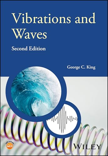 Book cover for “Vibrations and Waves,” featuring a wave and waveform.