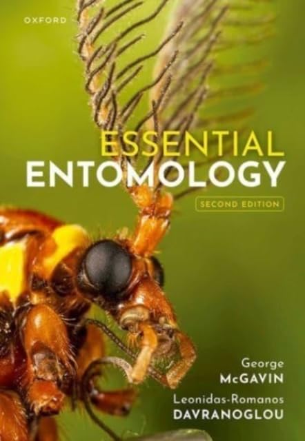 Book cover: “Essential Entomology”, second edition, with insect close-up.