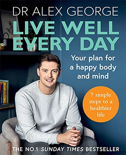 Book cover featuring a man and title “Live Well Every Day.”